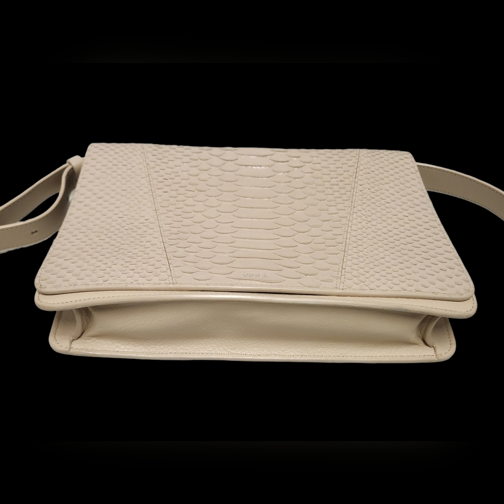 VINCE Mod V‎ Python-Embossed Crossbody Bag - Picture 6 of 15